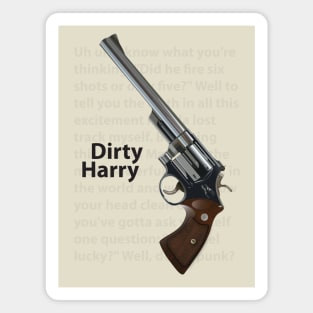 Dirty Harry - Alternative Movie Poster Magnet